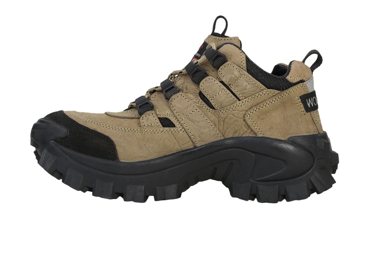 Woodland Men’s Olive Green Nubuk Aligator Buff Casual Shoes-UK-5 (Euro 39)
