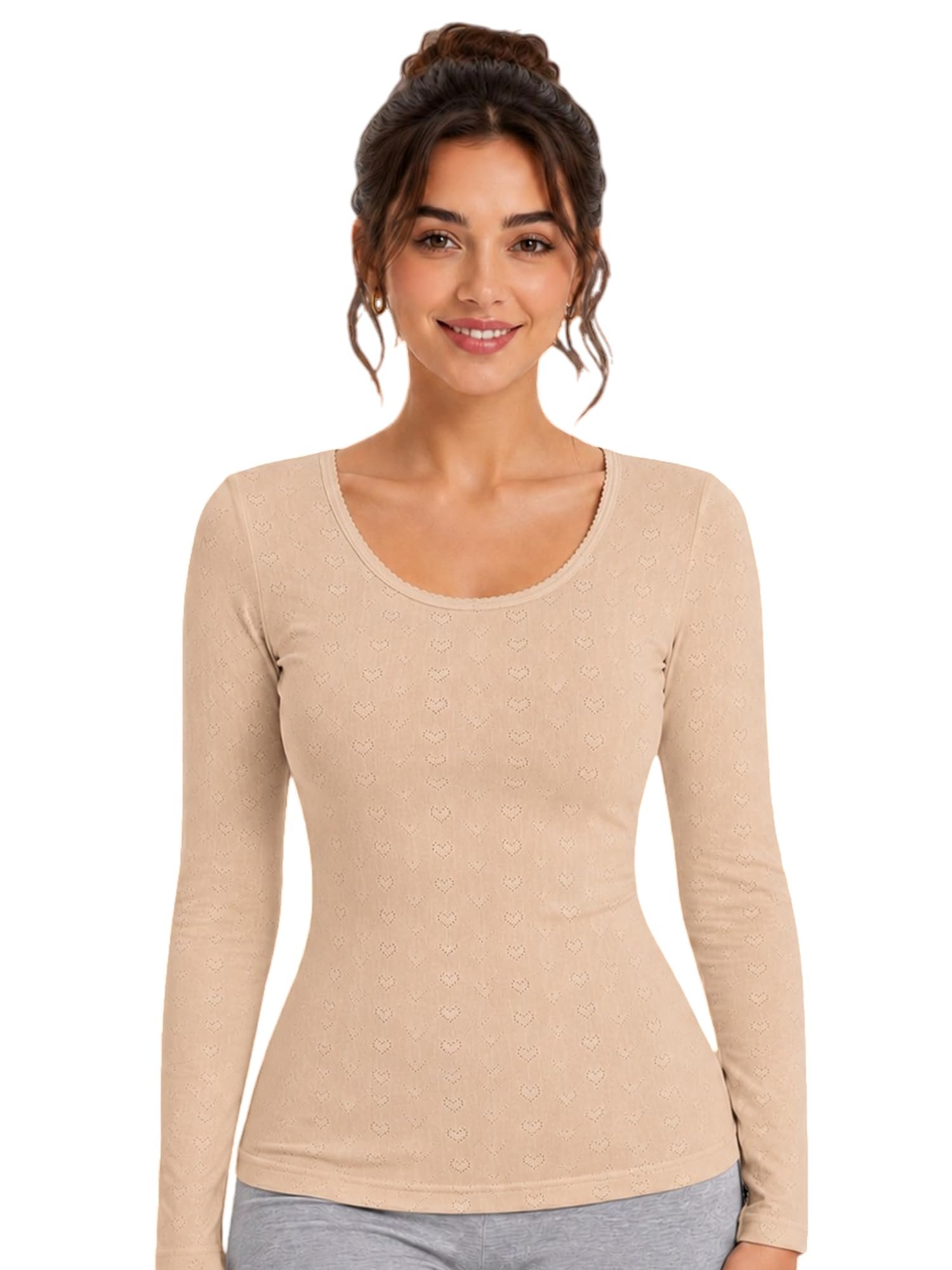 Bodycare Insider Bodyacre Women Round Neck Full Sleeves Vest : High Warmth & Thin Fabric for Optimum Heat Even in Coldest Condition