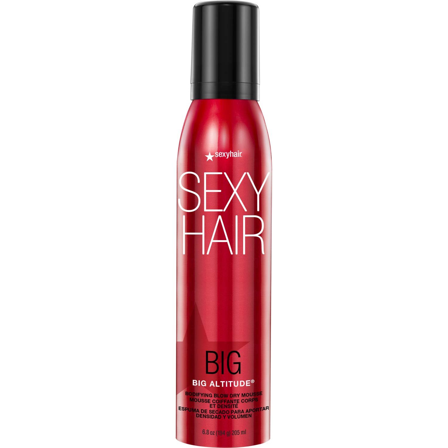 Sexy Hair Big Altitude Bodifying Blow Dry Mousse, 6.8 Ounce