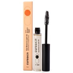 Cureskin Eyebrow & Eyelash Growth Oil with Castor, Brahmi & Vitamin E, 7 ml