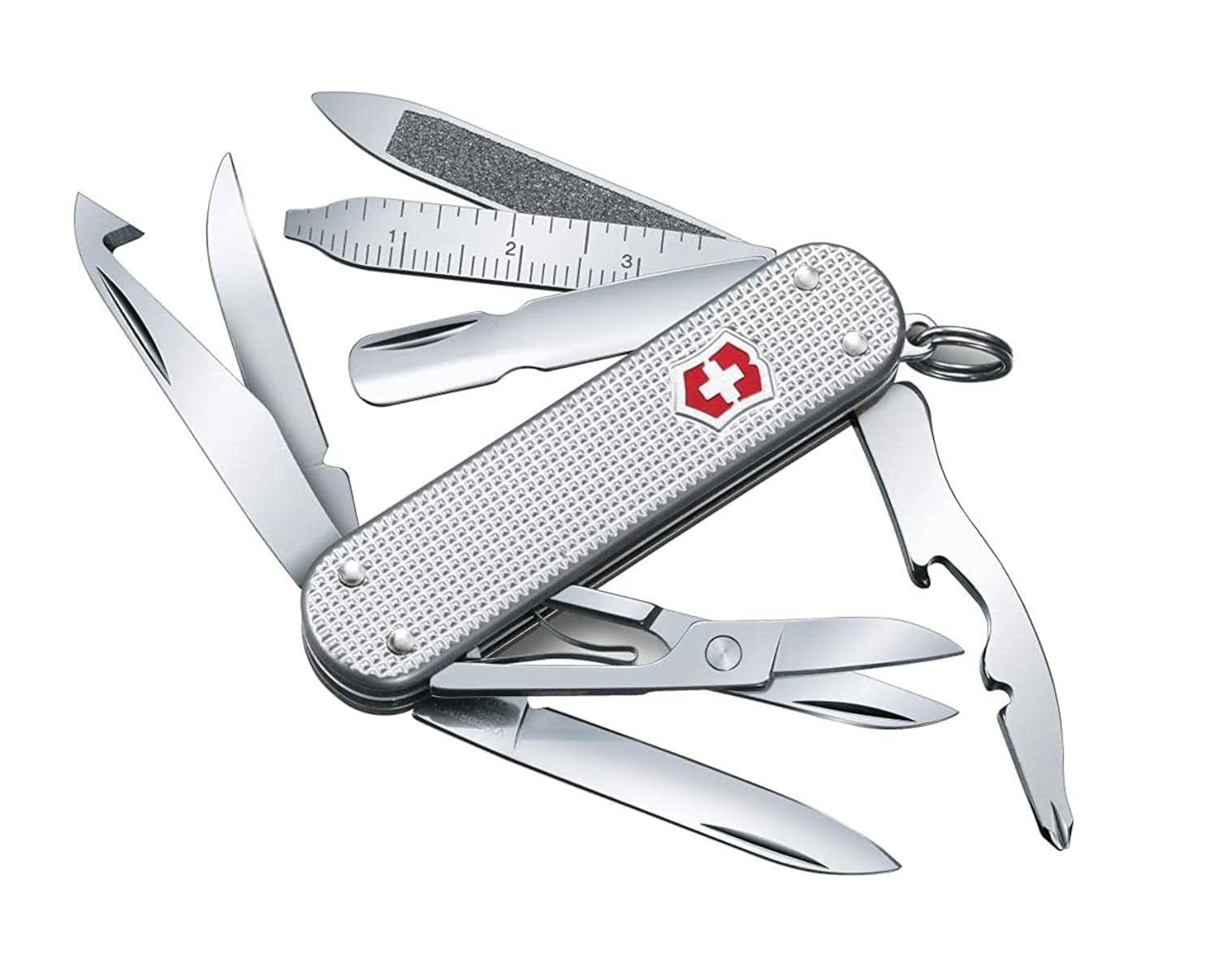 Victorinox MiniChamp Alox Swiss Army Knife – Silver (0638126)