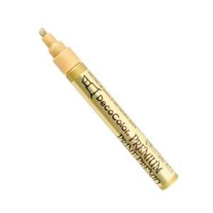 Marvy Uchida America 350-Cgld Decocolor 3 Way Chisel Point Pen, Gold
