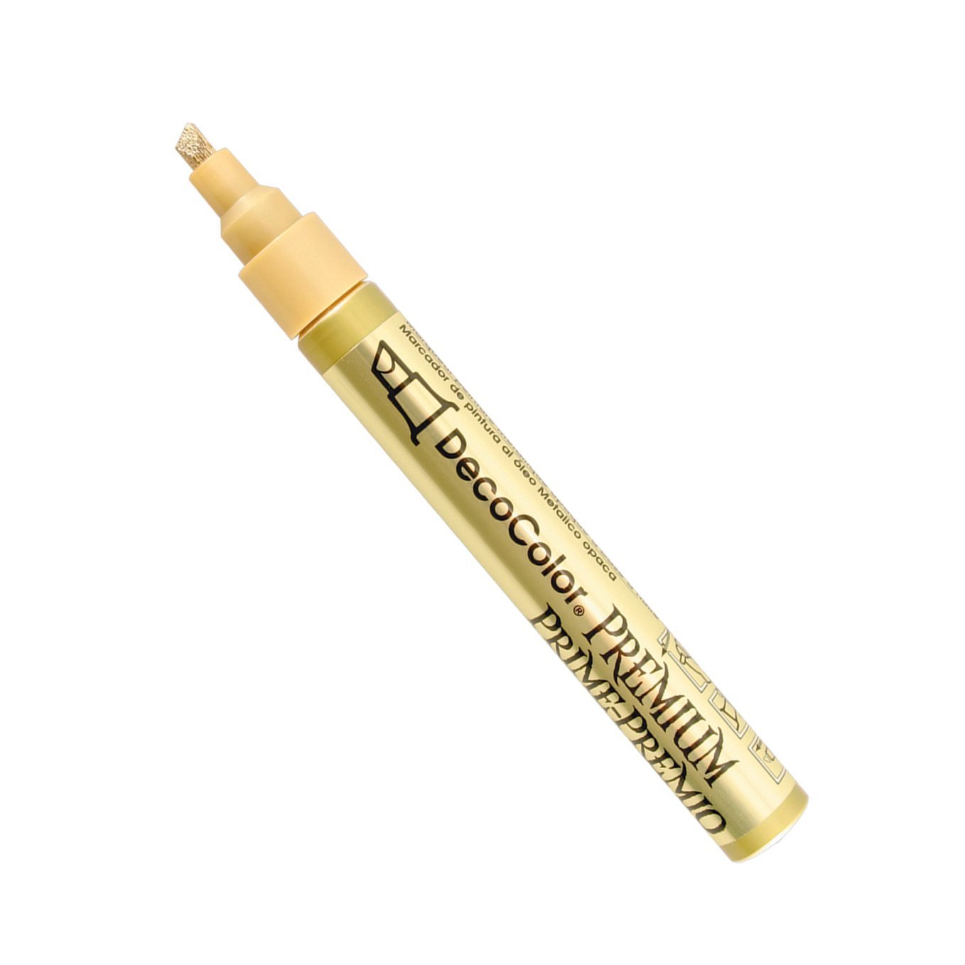 Marvy Uchida America 350-Cgld Decocolor 3 Way Chisel Point Pen, Gold
