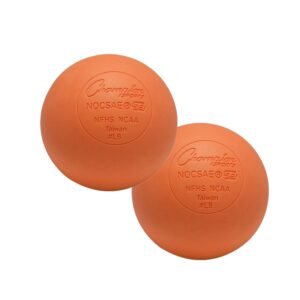 Champion Sports LBO2SET Official Lacrosse Balls Pack of 2, Orange