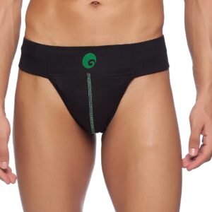 omtex Men’s Athletic Neo Stretchable Supporter with Back Coverage & Cup Pocket | Quick Dry, Moisture Wicking Sports Innerwear for Gym, Workout & Training – Pack of 1