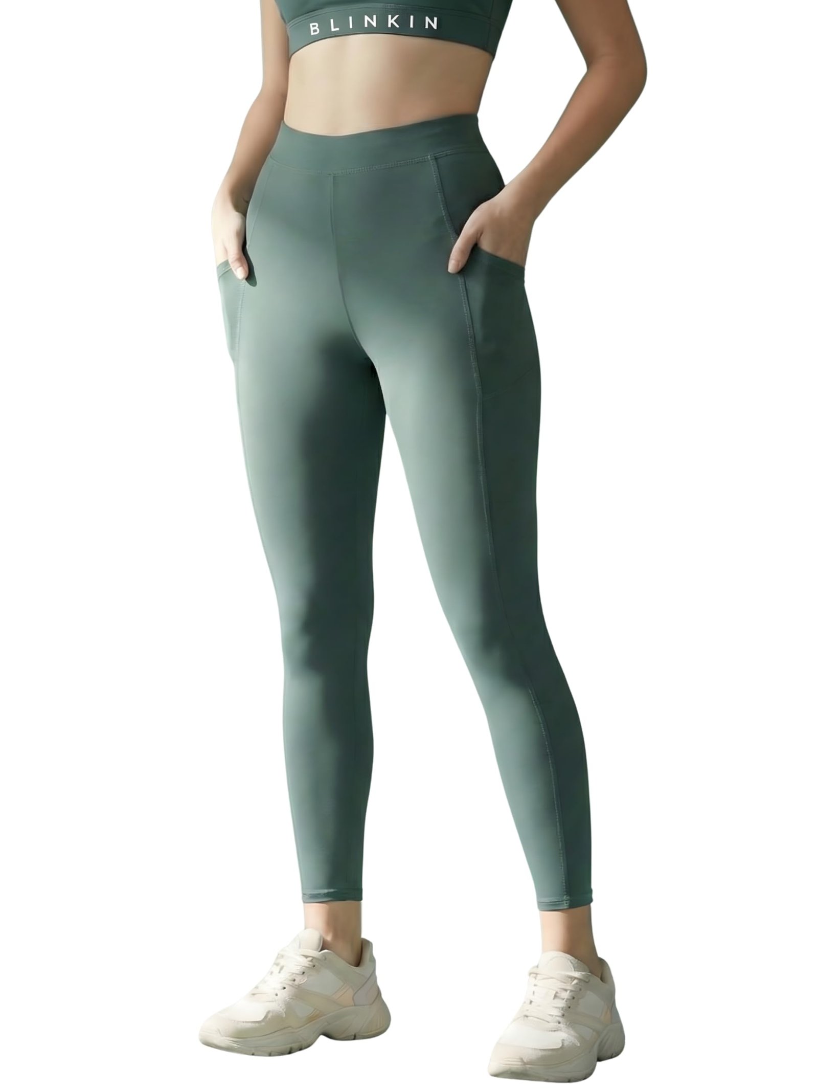 BLINKIN Women’s Skinny Fit Mid Rise Leggings