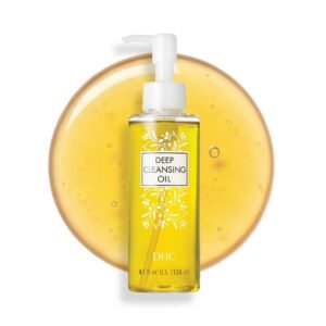 DHC Japan Deep Cleansing Oil | Removes Waterproof Makeup, Sunscreen, Sebum & Dirt | Organic Olive & Rosemary Oil, Vitamin E | Clean, Soft & Radiant Skin | No Oily Residue | All Skin Types | 120ml