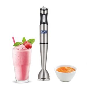 KENT 16044 Hand Blender Stainless Steel 400 W | Variable Speed Control | Easy to Clean and Store | Low Noise Operation