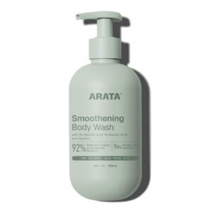 Arata 1% Salicylic Body Wash for Bacne & Dry Skin | 92% Reduction in Body Acne Causing Bacteria | Exfoliating Shower Gel for Rough & Uneven Skin | Scientifically Proven & Derma Tested | 250 ml
