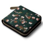DailyObjects Women’s Zip Wallet | Made with Vegan Leather Material | Carefully Handcrafted | Holds up to 8 Cards | Slim and Easy to Fit in Pocket | Coin Pocket with Button Closure