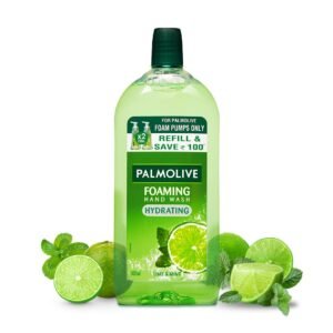 Palmolive Hydrating Foaming Lime & Mint Liquid Hand Wash, 500ml Refill Bottle, Removes Germs, Refreshing Fragrance, Multicolor,TH01927A