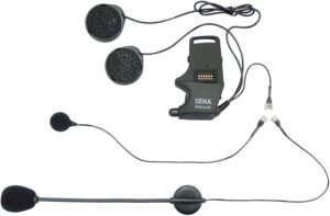 Sena Helmet Clamp Kit with Detachable Boom Microphone and Wired Microphone