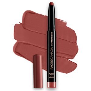FACES CANADA Ultime Pro HD Intense Matte Lipstick + Primer – Natural Coco (Brown), 1.4g | 9HR Long Stay | Flawless HD Matte Finish | Intense Color | Lightweight | Smooth Glide | Primer Infused