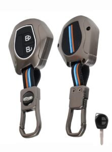 Auto Thrill Premium Metal Key Cover Compitable for Suzuki Swift | Ertiga | Wagonr | Celerio | Swift Dzire | Alto | Fronx | Brezza | S Presso | Ignis | 2 Button Remote Key