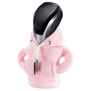 SLLAK Gear Shift Hoodie, Universal Car Shift Knob Cover, Mini Hoodie for Car Shifter, Automotive Interior Cute Gadgets, Car Accessories and Decorations for Women