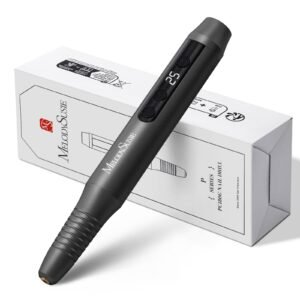 MelodySusie Electric Nail Drill USB Type, Portable Electric Nail Drill Machine for Acrylic Gel Nails, Professional Efile E File Manicure Pedicure Polishing Shape Tools for Home Salon Use, Grey