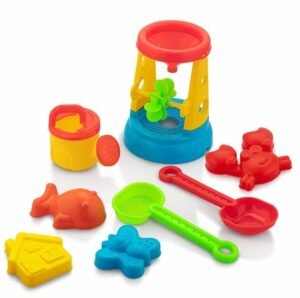 Storio Beach Play Set for Kids Sand Molds Toys for Toddlers Gardening Playset Outdoor Tool Kit Made in India (Selfie Beach Set),Multicolor 3+ Years