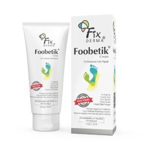 Fixderma Foobetik Cream, Foot cream, Foot Care For Diabetic, For Dry & Cracked Feet, Moisturizes & Soothes Feet, Heel Repair, For Calloused, or Chapped Skin, Paraben Free – 50g