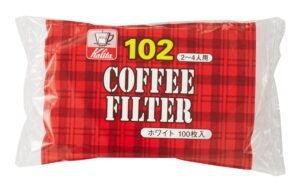Kalita Paper Coffee Filter 102 Size White 100 sheets
