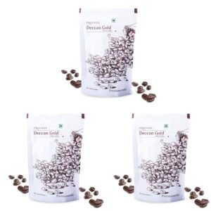 PRISTINE Deccan Gold Medium Roasted Filter Coffee Powder (Coffee-80%, Chicory-20%) 500g (Pack of 3)