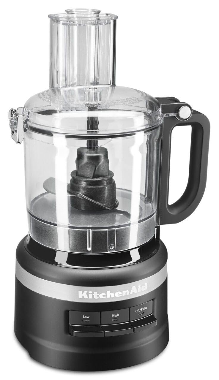 KitchenAid KFP0718BM Food Processor, 7 cup, Black Matte