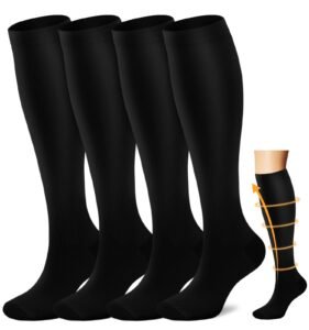 Compression Socks for Women & Men (20-30mmHg) 1/3/7 Pairs – Best for Running, Travel,Cycling,Pregnant,Nurse