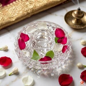 SAUDEEP INDIA Vastu Feng Shui Crystal Turtle Tortoise with Plate for Good Luck Feng Shui Tortoise Turtle (Regular Quality)