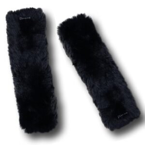 Zento Deals Soft Faux Sheepskin Seat Belt Shoulder Pad- Two Packs- A Must Have for All Car Owners for a More Comfortable Driving