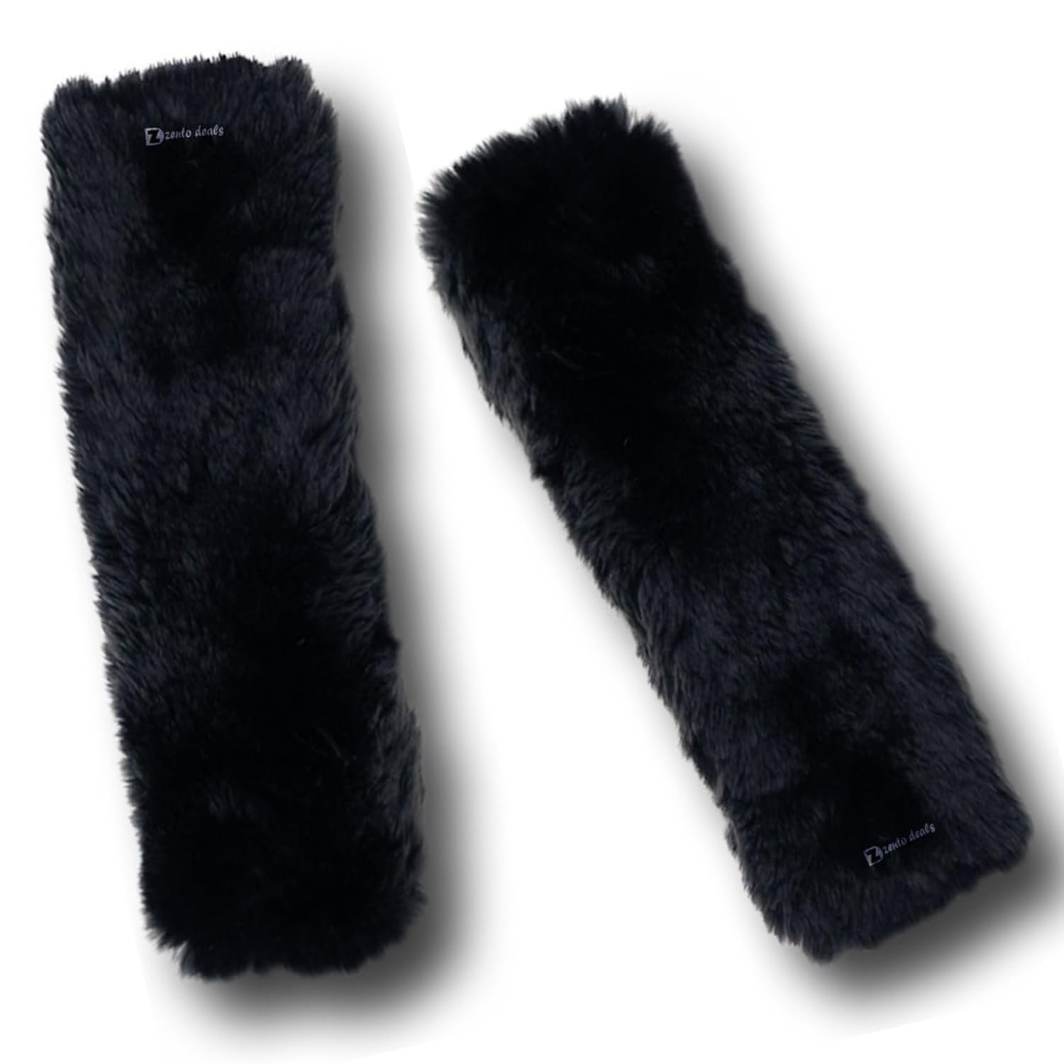 Zento Deals Soft Faux Sheepskin Seat Belt Shoulder Pad- Two Packs- A Must Have for All Car Owners for a More Comfortable Driving