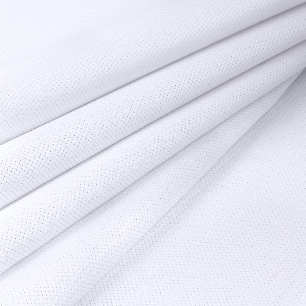 Pllieay 14 Count Big Size Classic Reserve Aida Cloth White Cross Stitch Fabric, 59 x 39 Inch