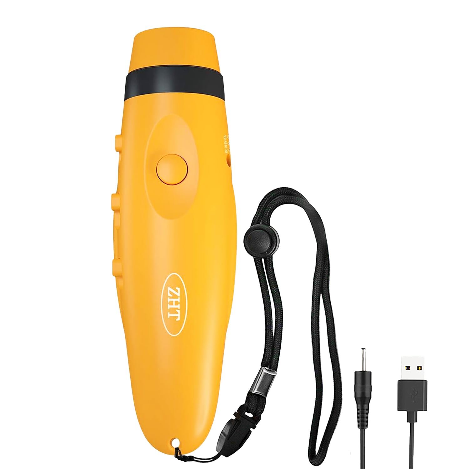 slongera Electronic Whistle with Lanyard, USB Charging 3 Tone High Volume Spalding Emergency Whistle for Referee Coaches Teacher, Outdoor Camping Hiking Boating Safety Whistles