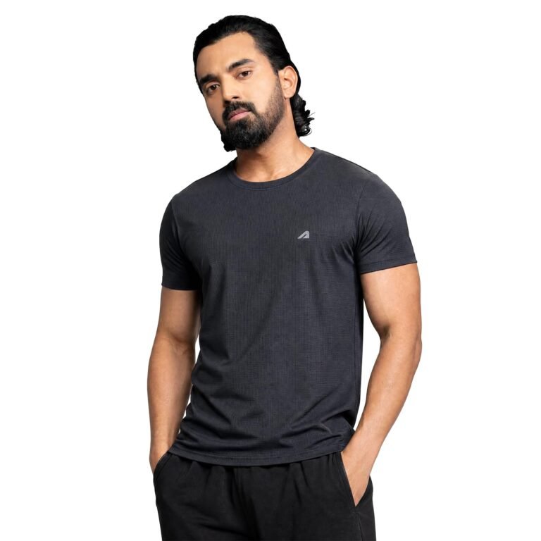 Boldfit Polyester t Shirt Round Neck Quick Dry Gym t Shirts for Men Workout Activewear t Shirts for Men Crew Neck Workout Tshirt for man Regular Fit Tshirt for Mens Ideal for Running, Gym and Sports