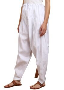 SHREEJI One Side Pocket Cotton Semi Patiala Salwar Free Size Fit up to XXL, Regular fit for Women