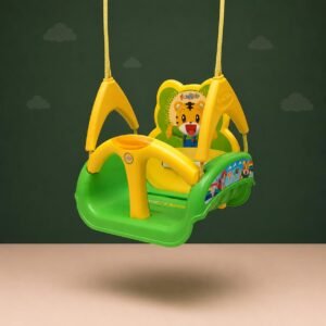 eHomeKart Swing for Kids – 3-in-1 Adjustable Baby Swing Toy for Indoor and Outdoor – for Boys and Girls of Age 6 Months+ (Green) Plastic, 30D x 35W x 30H Cm