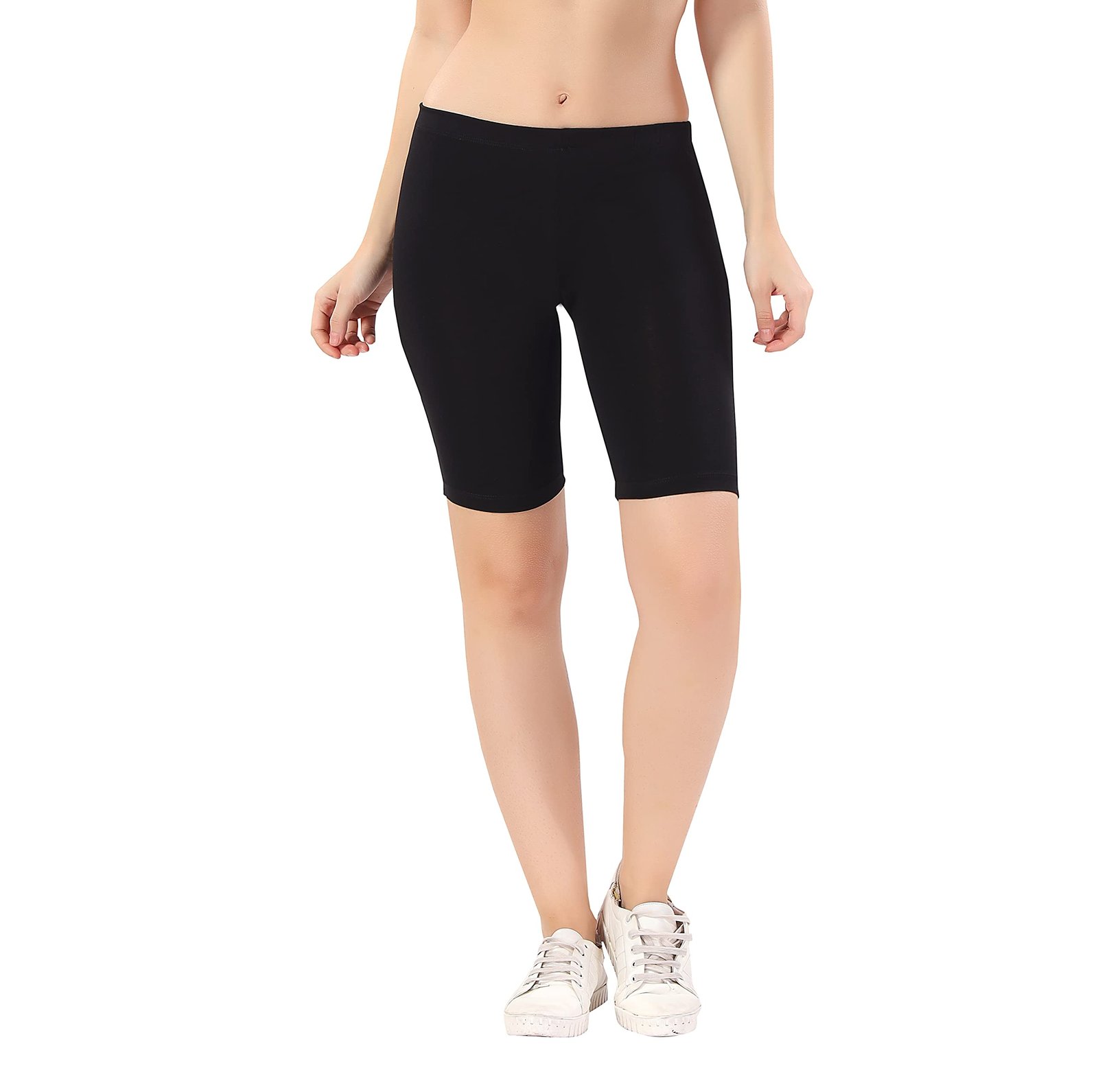 TRASA Women’s Cotton Fashion Biker Workout Cycling Shorts, Avialable Sizes: S,M,L,XL,2XL,3XL