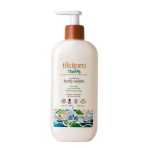 Tikitoro Teens Nourishing Body Wash, 100% Vegan with Moringa, Fuji Green Tea, Pink Dragon Fruit Extract Cleanses, Nourishes Skin with No Parabens & Sulphates, Age: 11+ Years (300 ml x 1)