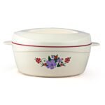 Cello Roti Plus Insulated Casserole Hot Pot Box Case with Lid 2500 ml Red | BPA Free, Double Wall PU Insulated, Inner Drip Tray Casserole For Hot Pot For Roti Chapathi | Hot Pot Roti Case For Kitchen