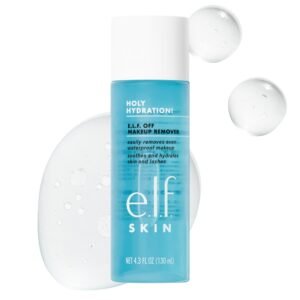el.f. SKIN Holy Hydration! e.l.f. Off Makeup Remover, Liquid Makeup Remover For Eye, Lip & Face Makeup, Gentle Formula, Vegan & Cruelty-free