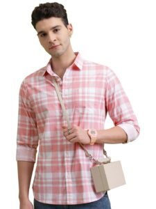 Highlander Cotton Men Shirt, Regular Fit