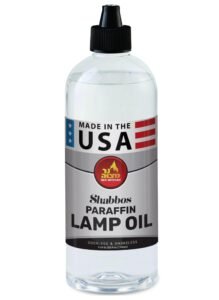 Paraffin Lamp Oil – Clear Smokeless, Odorless, Clean Burning Fuel for Indoor and Outdoor Use with E-Z Fill Cap and Pouring Spout – 32oz – by Ner Mitzvah