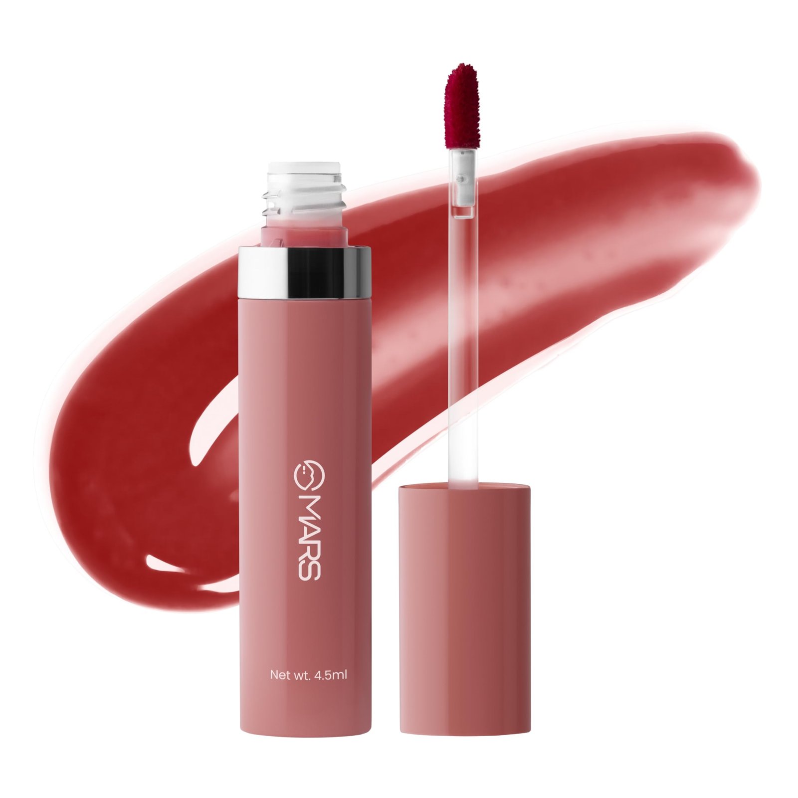 MARS Drip Lip Tint for Women (4.5 ml) (05-Cranberry Drip) | Lightweight & Long-Lasting | Comfortable Long Wear | Non-patchy Reapplication |Buildable Color, Glossy Finish