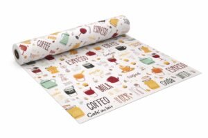 Wolpin Anti-Slip Kitchen Cabinet Shelf & Drawer Mat Liner Sheets (45 x 300 CM) | Waterproof EVA Liner Roll | Textured Multipurpose Table, Cabinet, Fridge & Bathroom Mat (White)