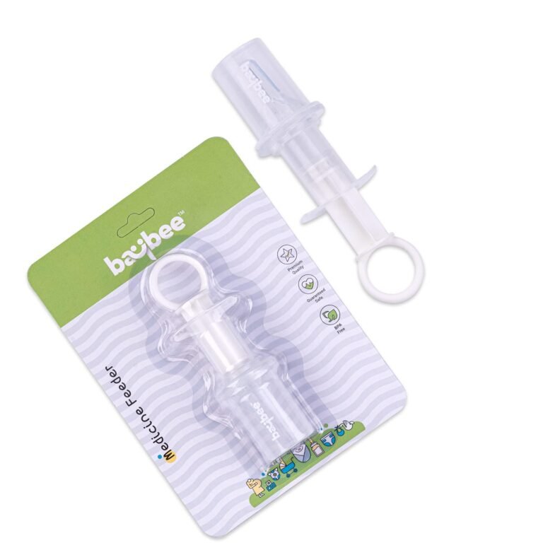 Baybee Baby Medicine Feeder Syringe for Infants & Toddlers | Soft Silicone Oral Dispenser | Accurate Dosage Feeder for Syrups, Vitamins & Gripe Water | BPA-Free, Easy to Clean & Safe Feeding Product