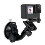 Suction Cup Mount Compatible with Gopro Hero (2018), Fusion, Hero 7, 6, 5, 4, Session, 3+, 3, 2, 1 Cameras; Perfect for Car Windshield and Window