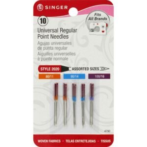 Universal Regular Point Machine Needles-Sizes 11/80 (4), 14/90 (4) & 16/100 (2)