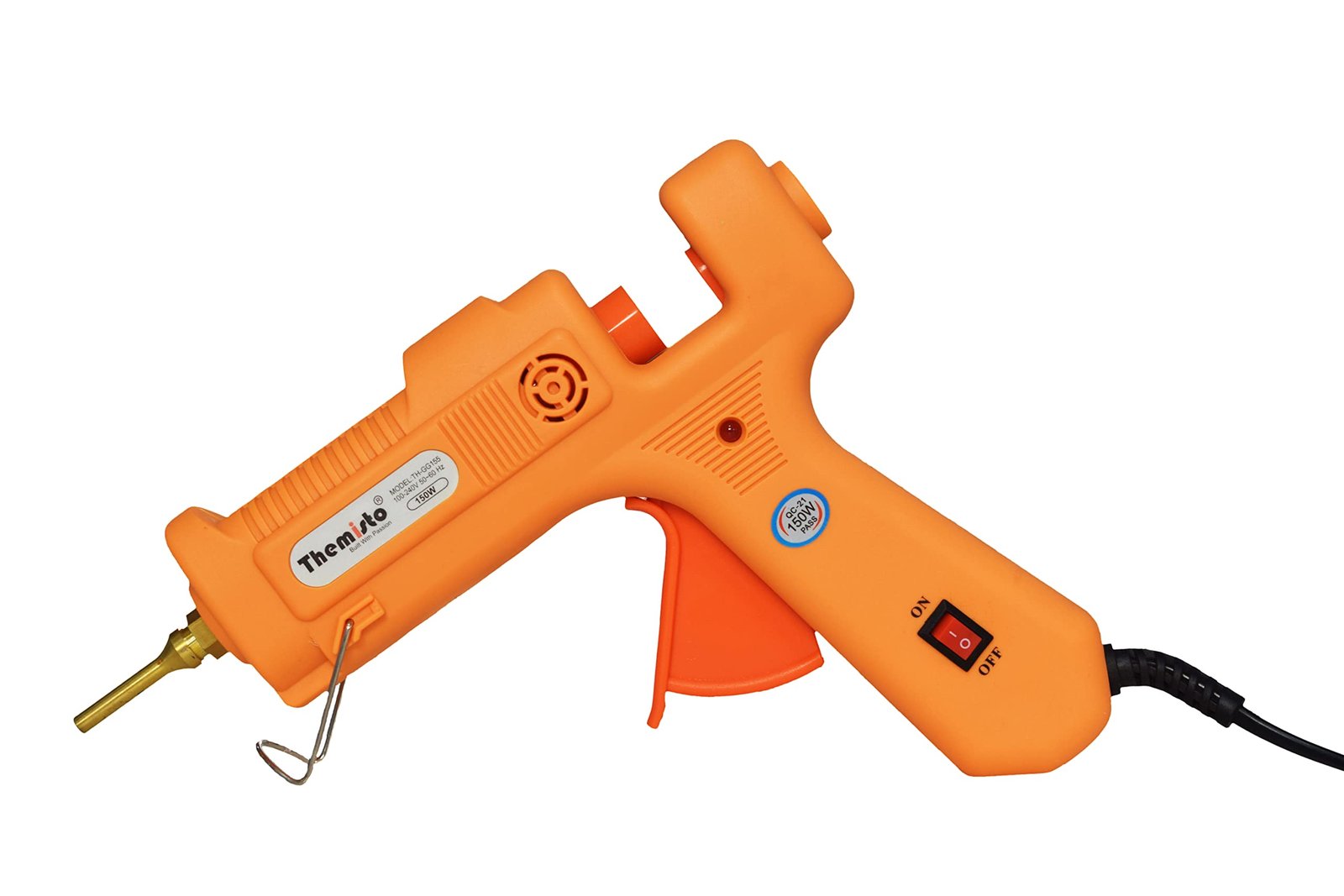 ApTechDeals 150W Industrial Glue Gun with 5 Milky Super strong Gumming Glue sticks (150W)