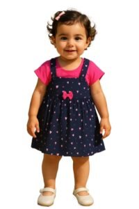 Clothe Funn New Born Baby Girl Dress Knee Length