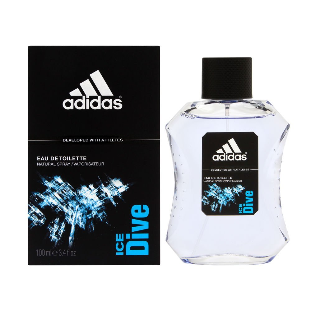 Adidas Ice Dive Edt Spray For Men, 100.55ml (Citrus, Amber Wood)