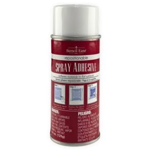 Stencil Ease Repositionable Stencil Adhesive Spray – 4.4 oz. can