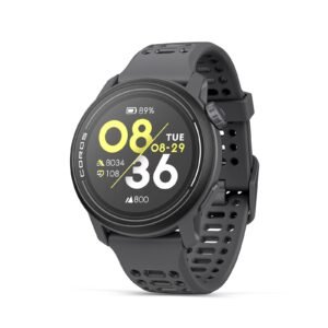 COROS PACE 3 Running GPS Unit, Lightweight and Comfort, 15 Days Battery Life, Dual-Frequency GPS, Heart Rate, Navigation, Sleep Track, Training Plan, Run, Bike, and Ski (Black Silicone)